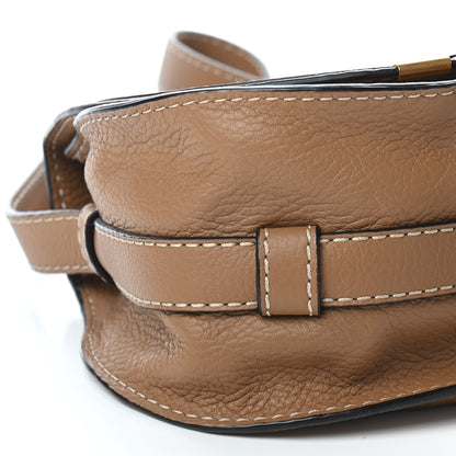 Chloe Calfskin Mini Marcie Round Crossbody Bag Nut 8 of 9
