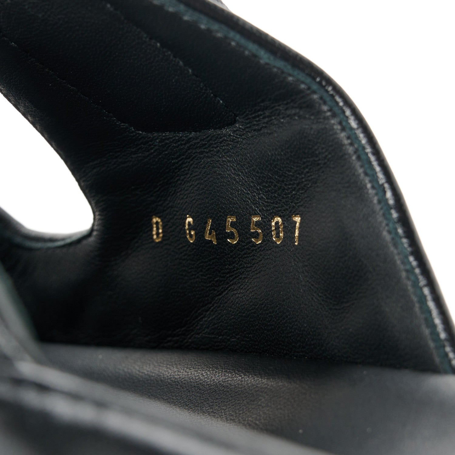 Chanel Lambskin Quilted Velcro Dad Chain CC Slide Sandals 38.5 Black 9 of 9