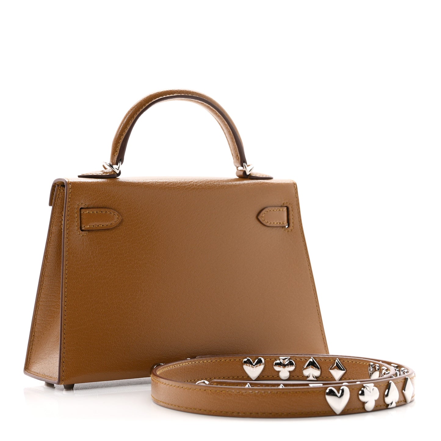 Chevre Chamkila Clou de Coeur Mini Kelly Sellier 20 Bronze Dore