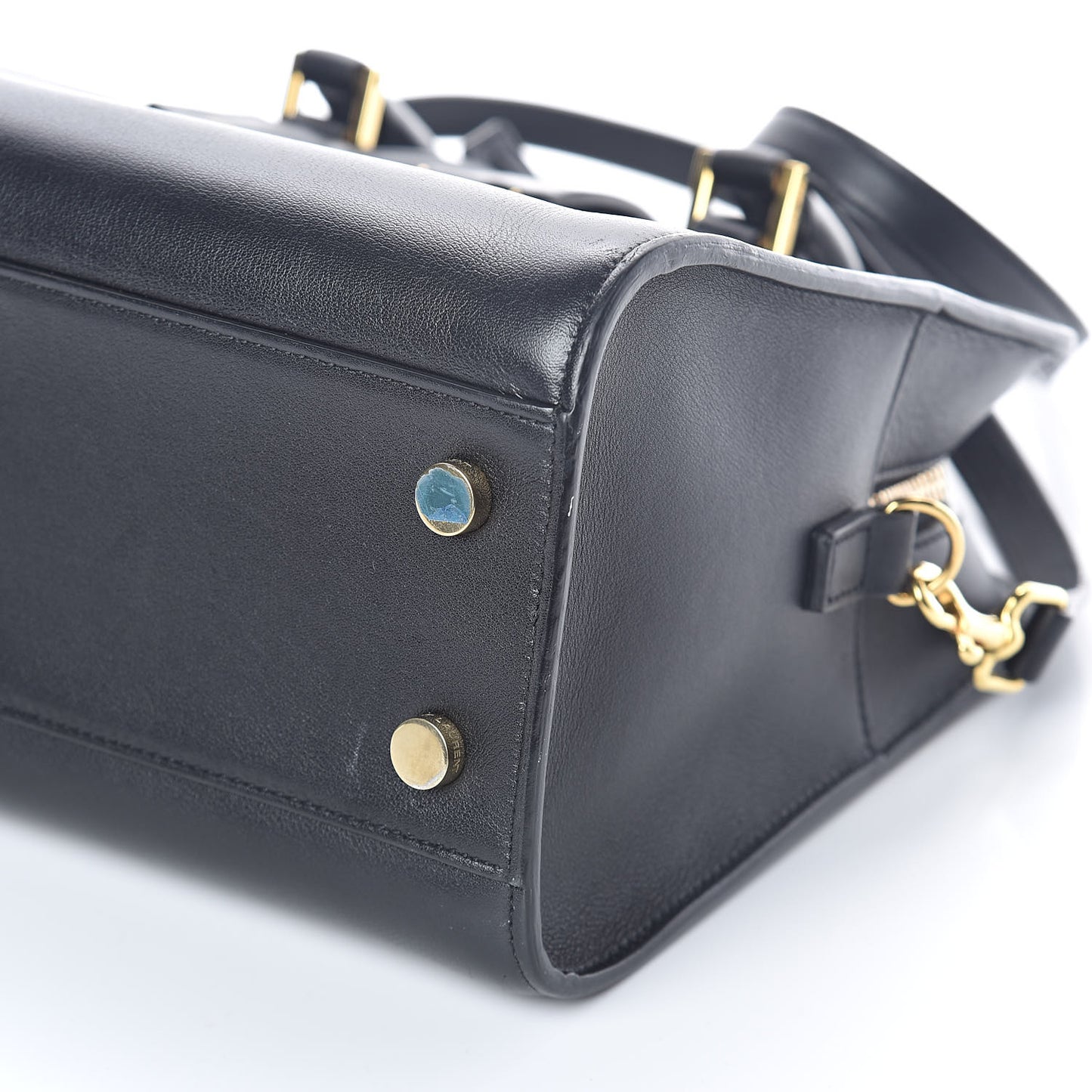 Calfskin Monogram Baby Cabas Black