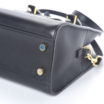 Saint Laurent Calfskin Monogram Baby Cabas Black 9 of 9