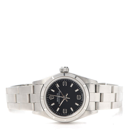 Rolex Stainless Steel 26mm Oyster Perpetual Watch Black 76030 2 of 5