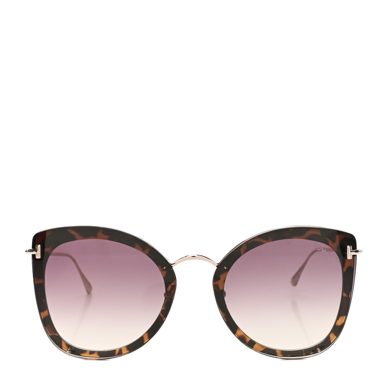 Tom Ford Charlotte Sunglasses TF657 Havana 2 of 7