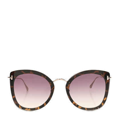 Tom Ford Charlotte Sunglasses TF657 Havana 2 of 7