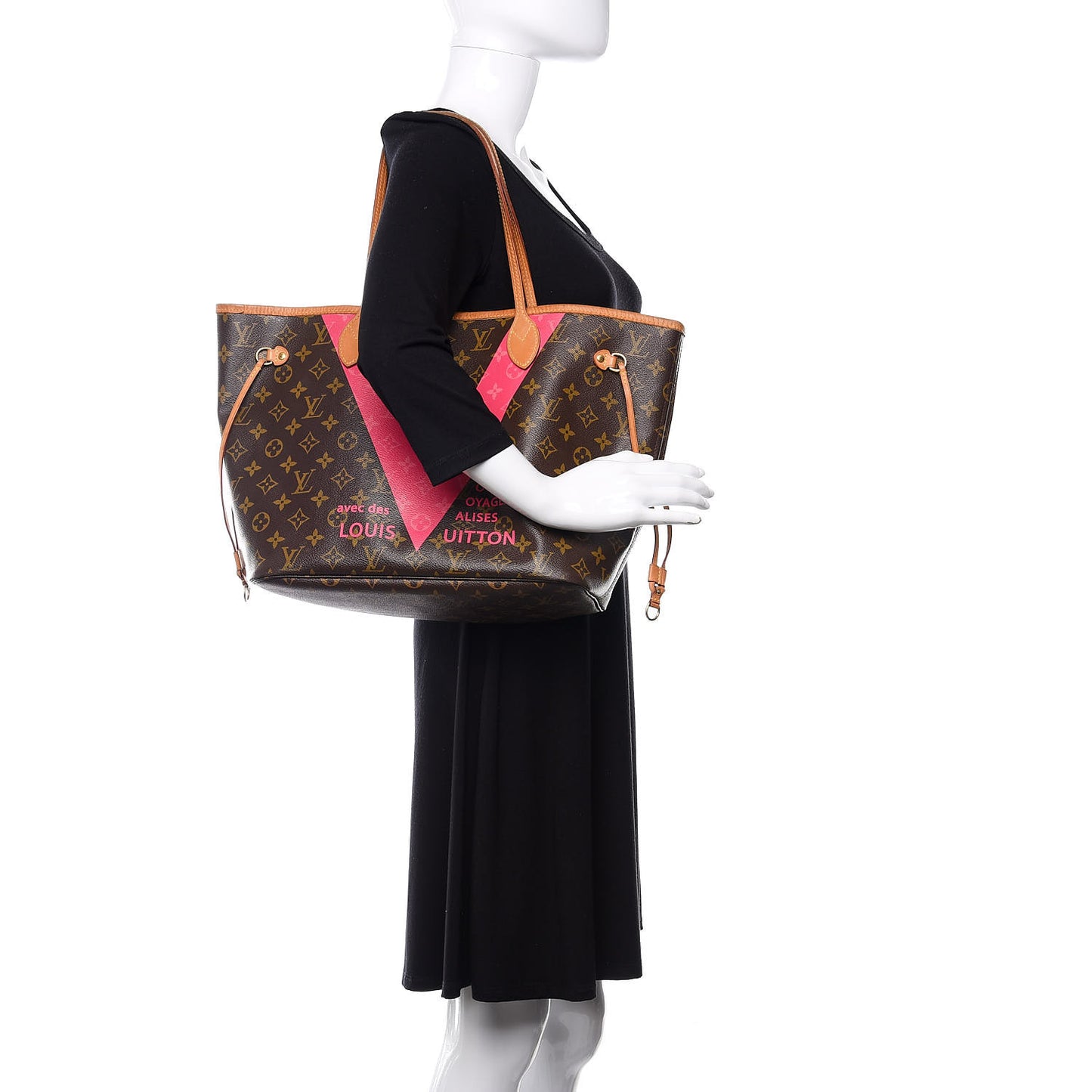 Monogram V Neverfull MM Grenade