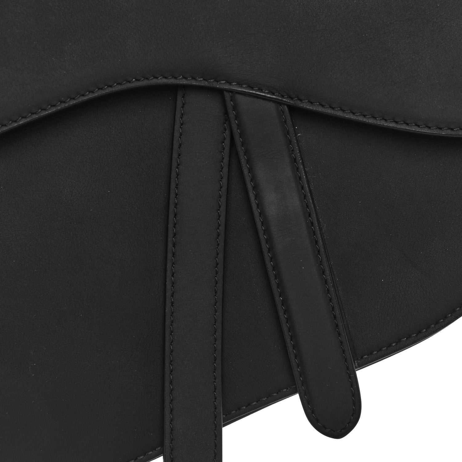 Christian Dior Ultra Matte Calfskin Saddle Bag Black 11 of 11