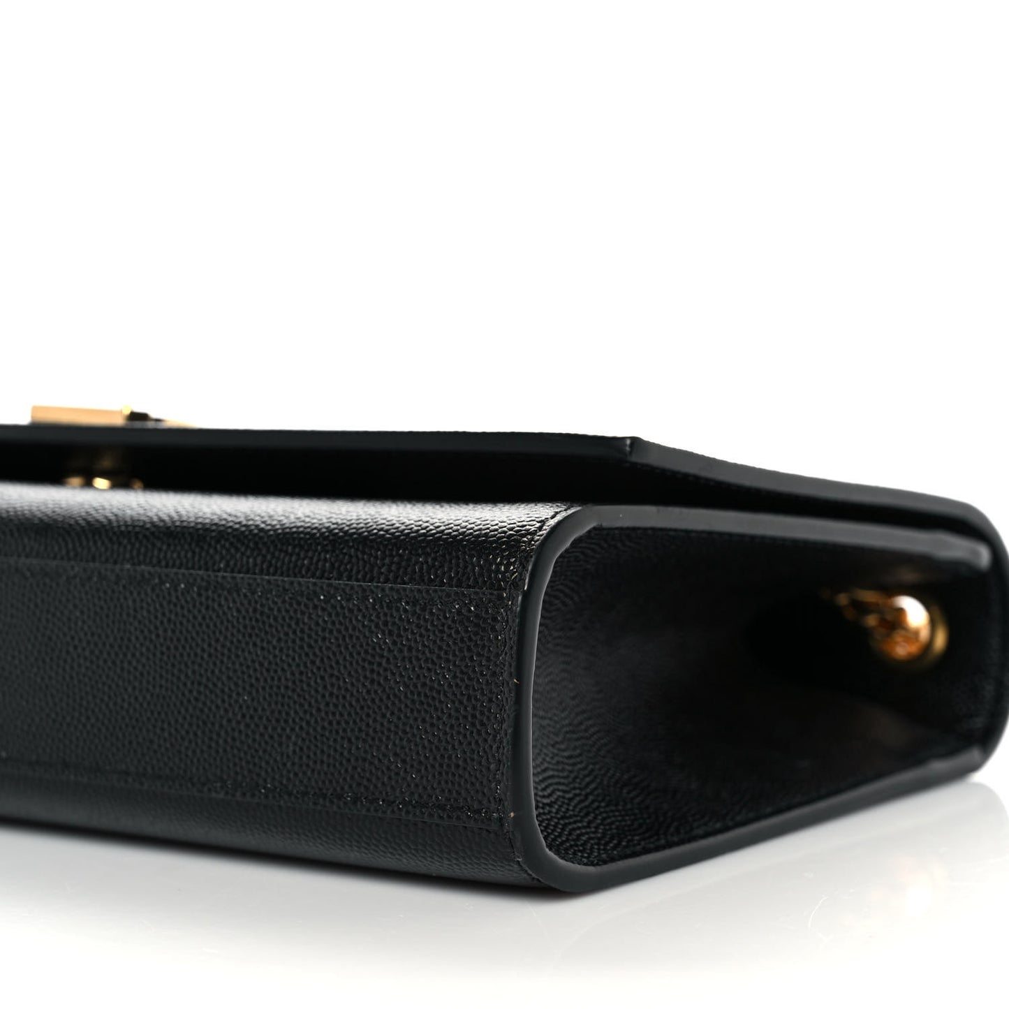 Grain De Poudre Medium Classic Monogram Kate Satchel Black