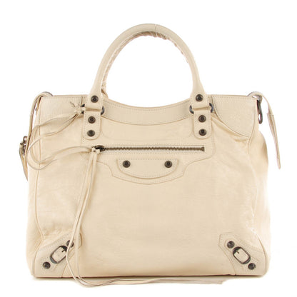 Balenciaga Agneau Classic Hardware Velo Blanc Creme Light Craie 1 of 11