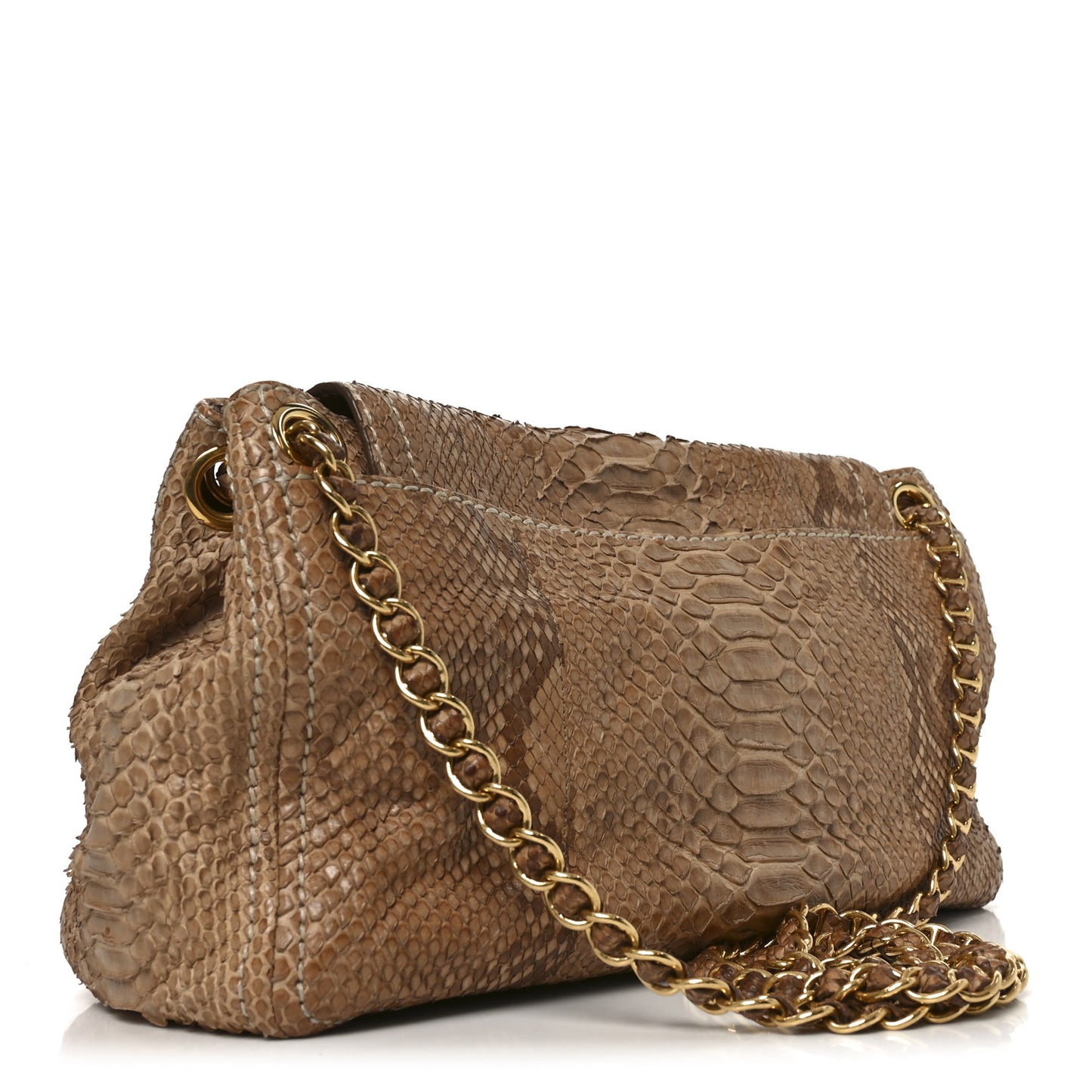 Snakeskin Shoulder Bag Naturale