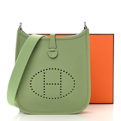 Hermes Taurillon Maurice Evelyne TPM Vert Criquet 11 of 11