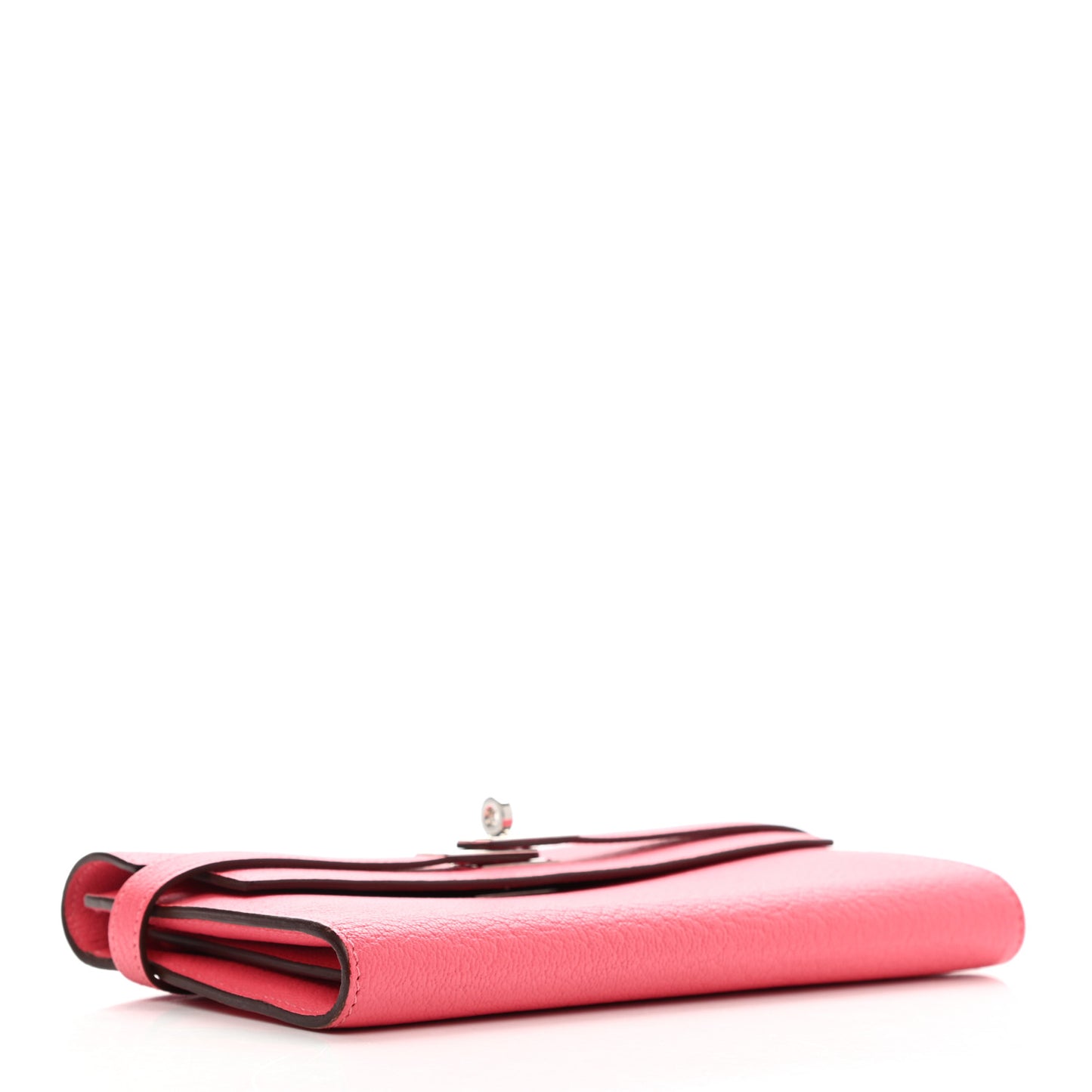 Chevre Mysore Kelly Longue Wallet Rose Lipstick