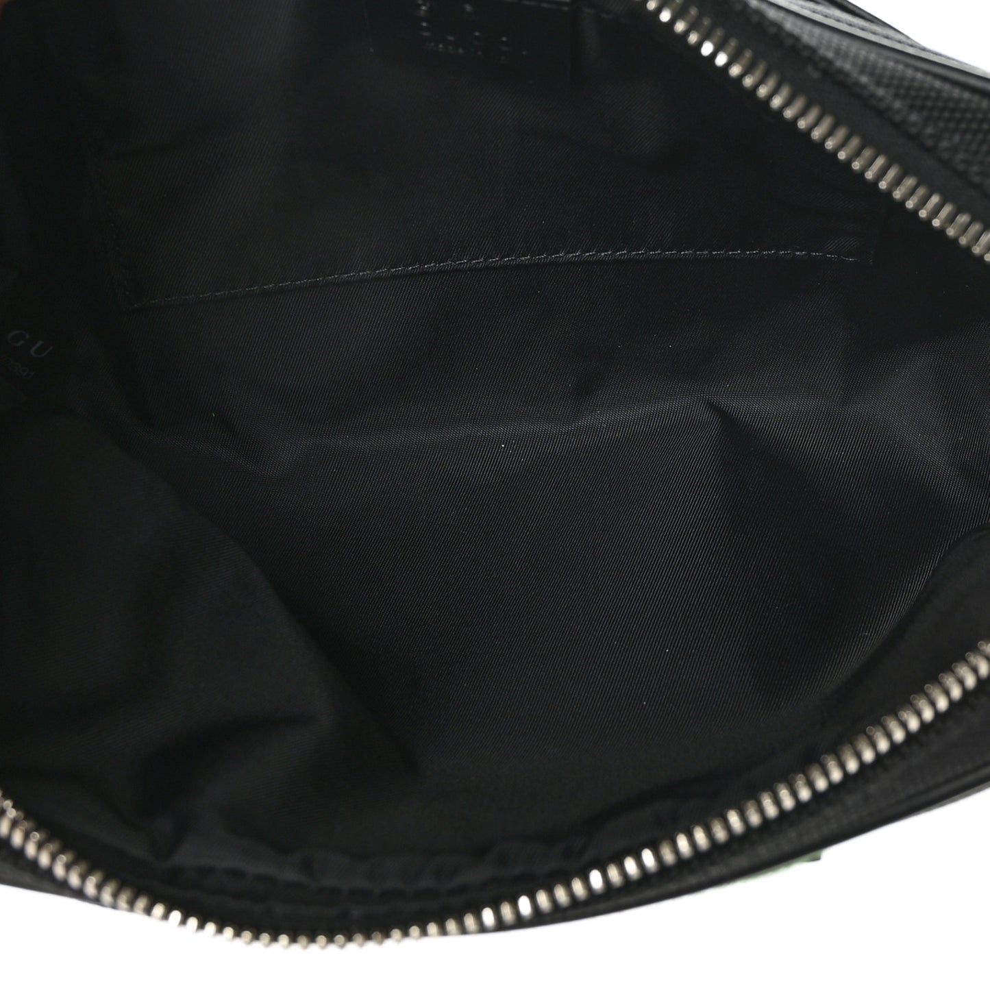 Canvas Web Slim Belt Bag Black
