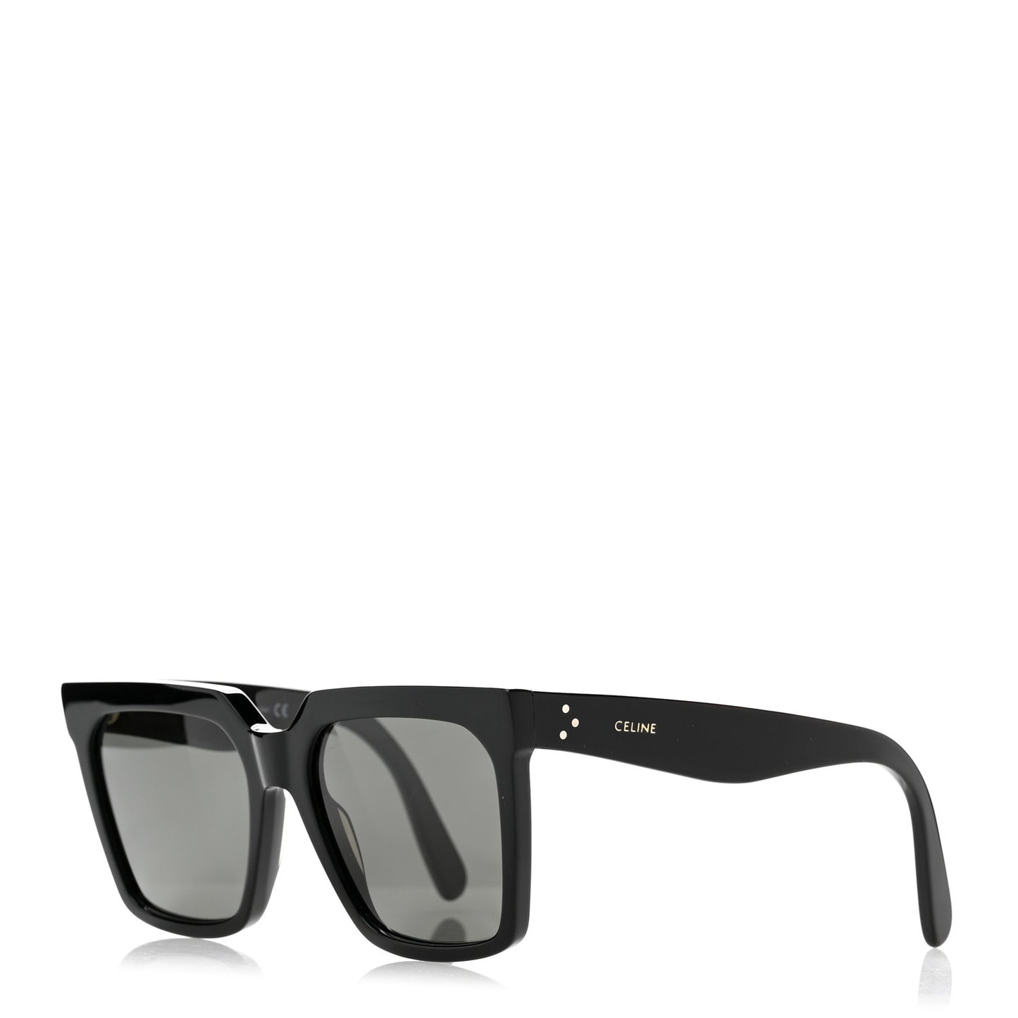 Acetate Polarized Oversized Sunglasses CL4055IN Black