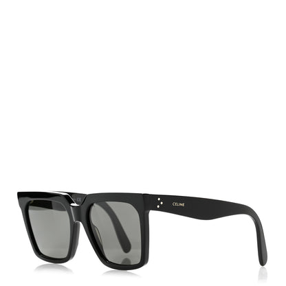 Celine Acetate Polarized Oversized Sunglasses CL4055IN Black 1 of 6