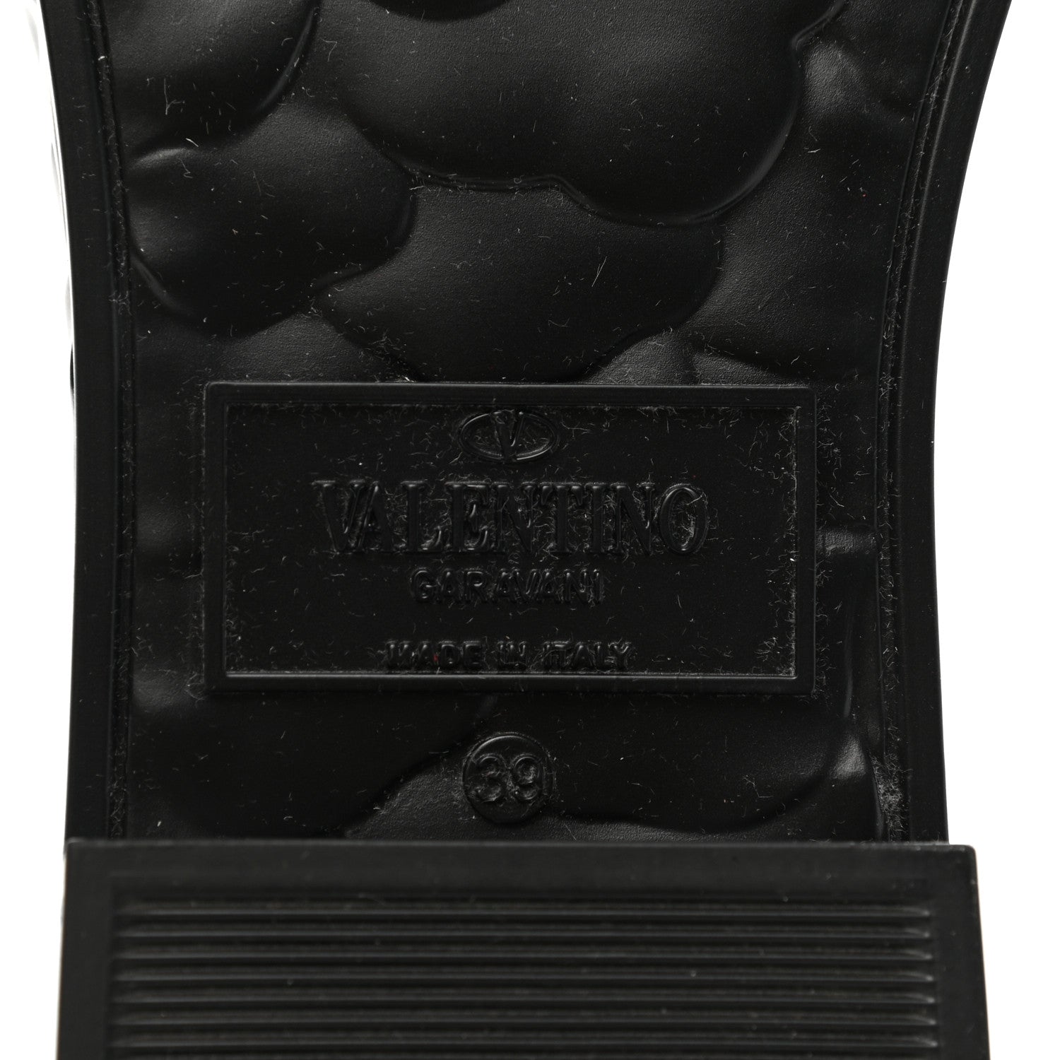 Valentino Garavani Rubber Atelier 03 Rose Edition 25/40mm Platform Slide Sandals 39 Black 6 of 8