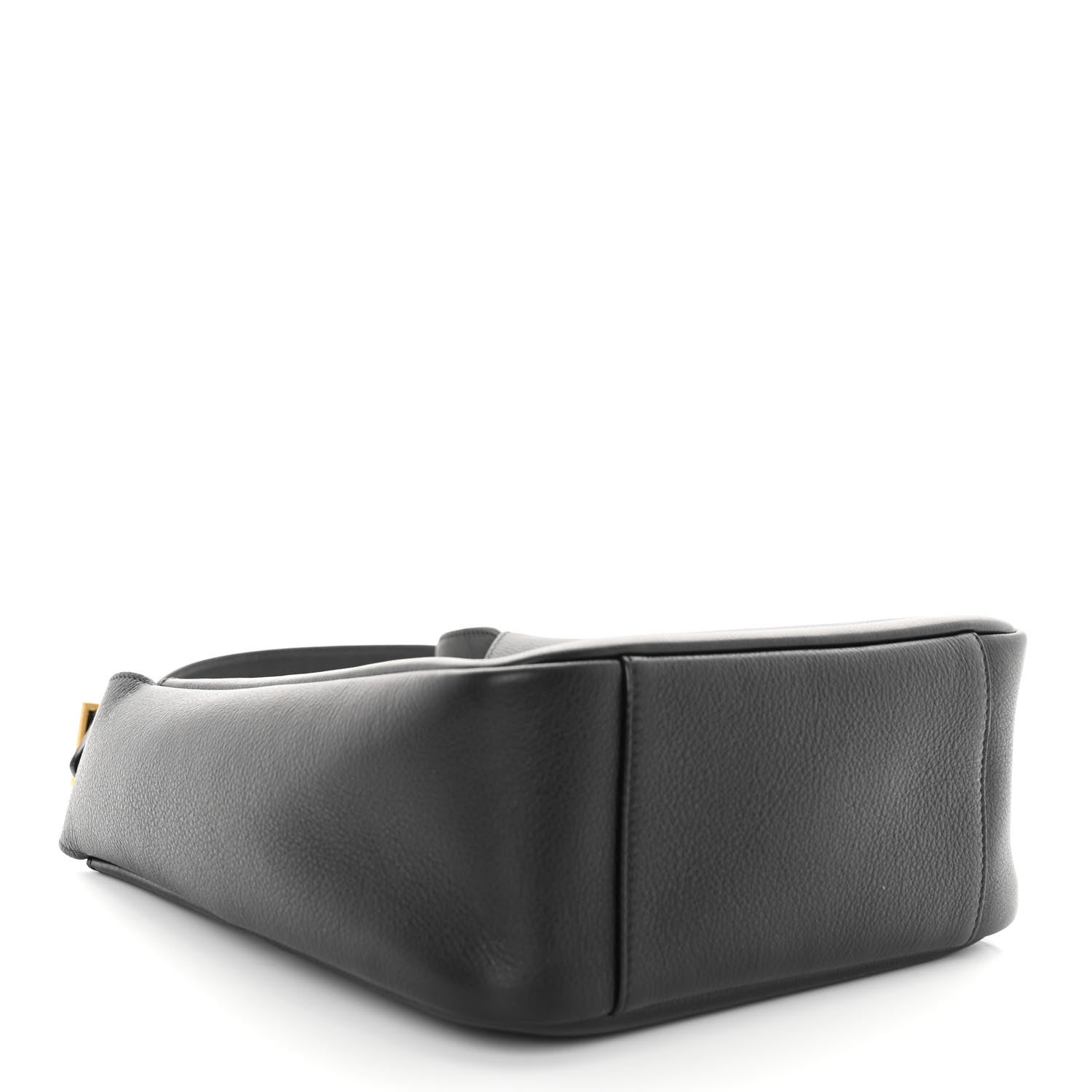 Saint Laurent Smooth Calfskin Small Le 5 A 7 Soft Hobo Black 4 of 9