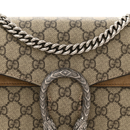 Gucci GG Supreme Monogram Small Dionysus Shoulder Bag Taupe 9 of 13