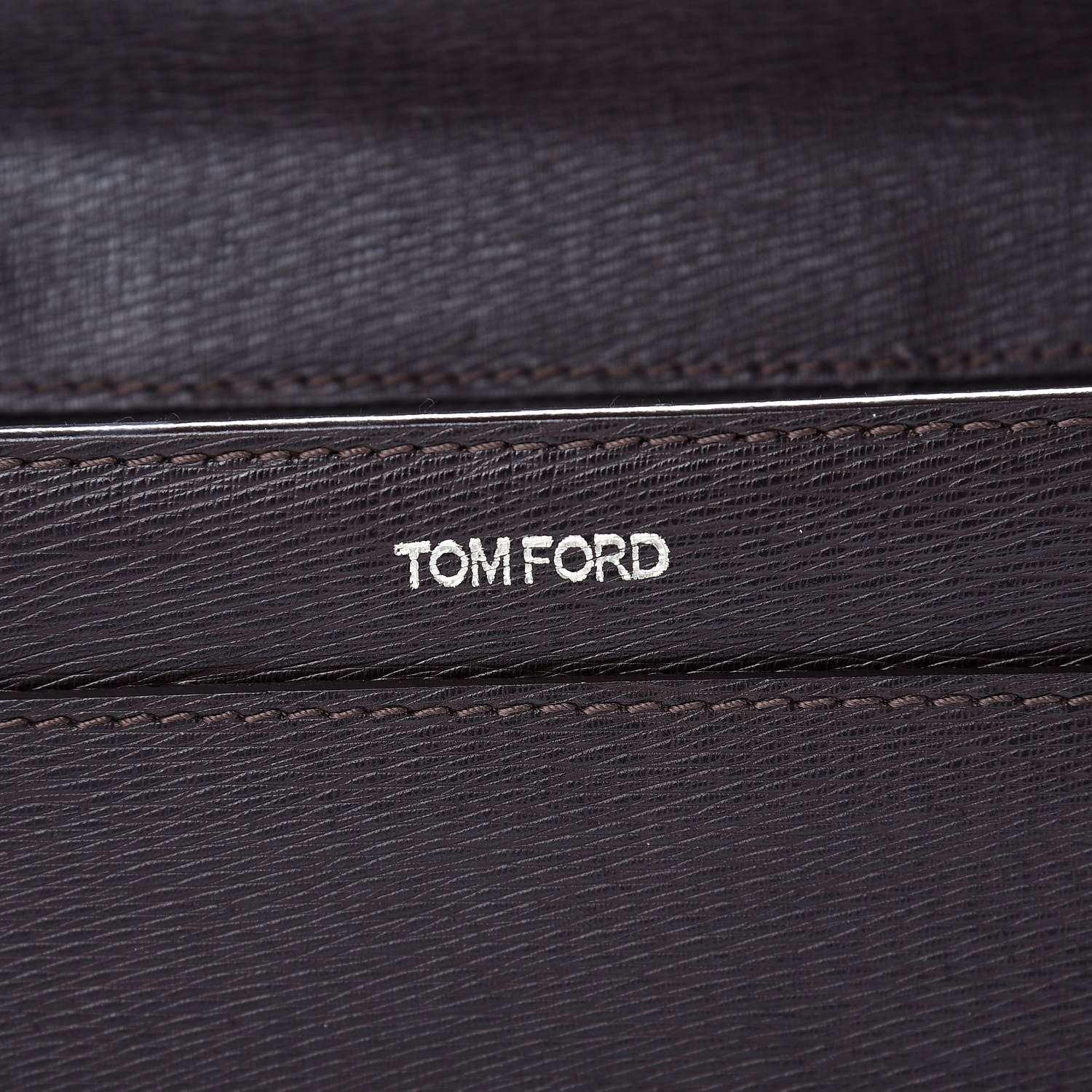 Tom Ford Calfskin Pouch Brown 6 of 11