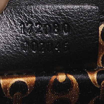 Gucci Python Britt Interlocking G Starlight Clutch Black 4 of 10