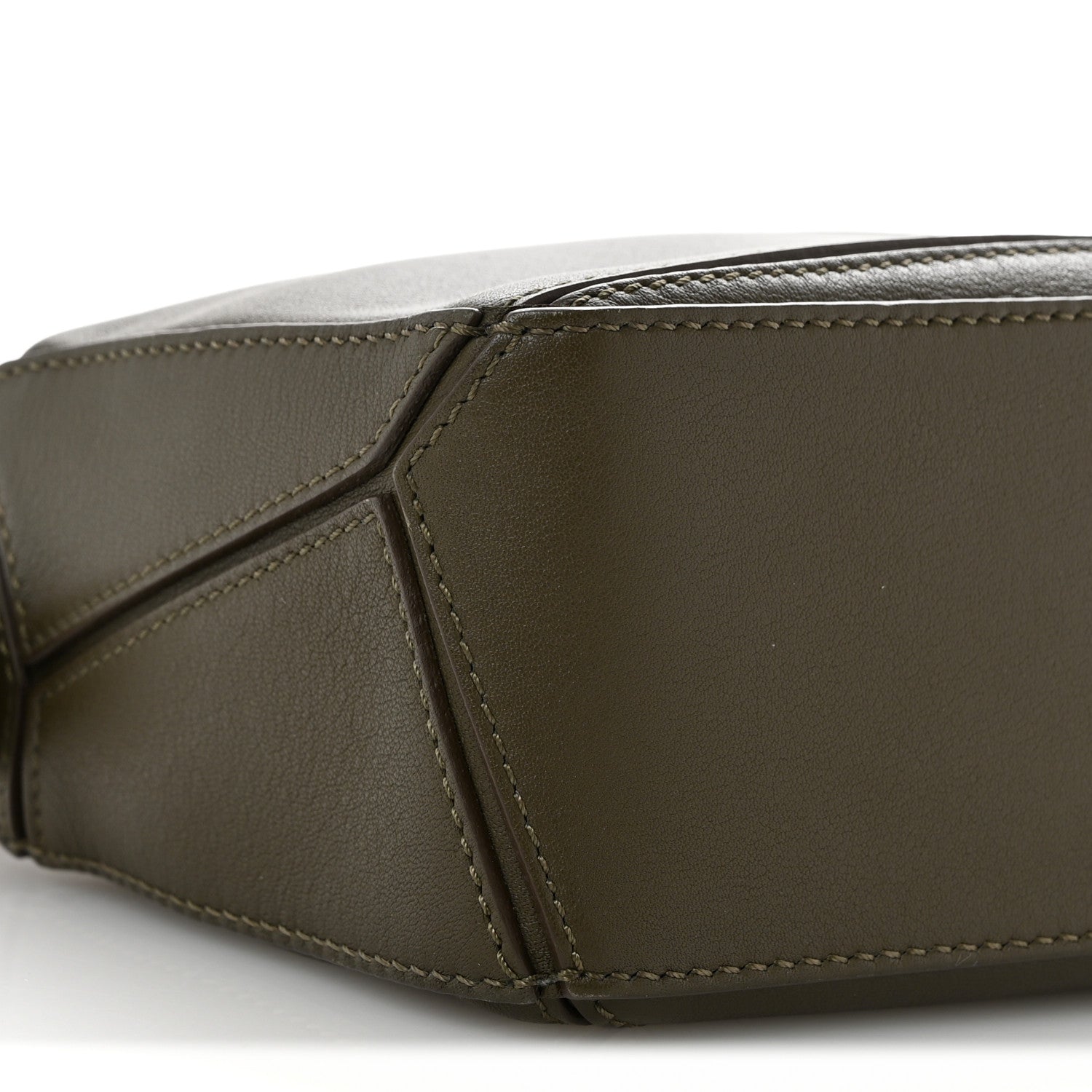 Loewe Calfskin Mini Puzzle Bag Khaki Green 9 of 11