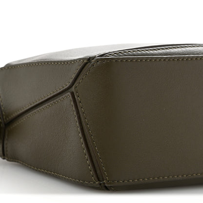 Loewe Calfskin Mini Puzzle Bag Khaki Green 9 of 11