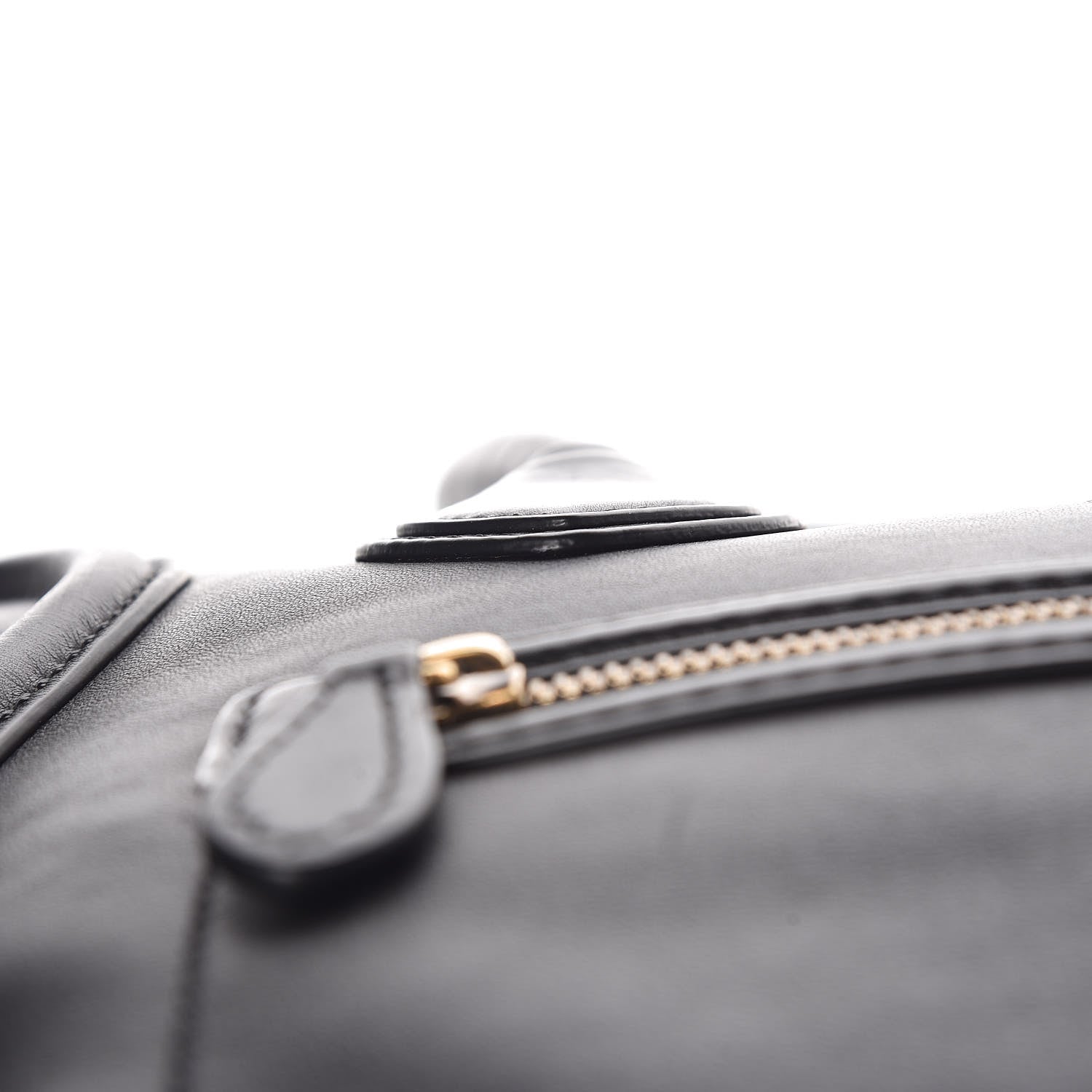 Celine Smooth Calfskin Mini Luggage Black 8 of 13