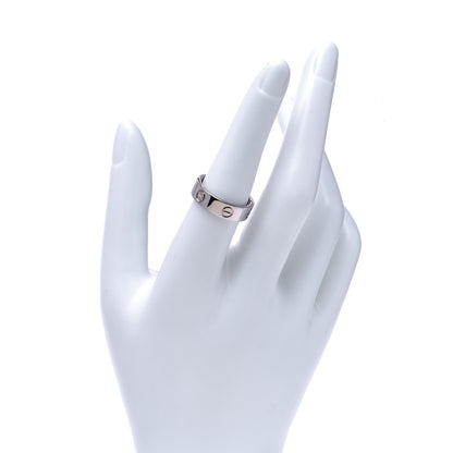 Cartier 18K White Gold 5.5mm LOVE Ring 55 7.25 2 of 5