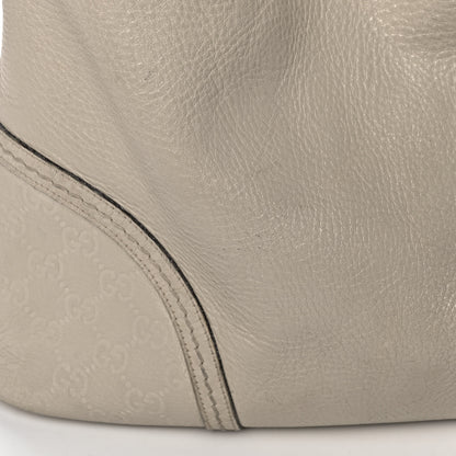 Gucci Calfskin Guccissima Trim Large Signoria Hobo Ivory 13 of 19
