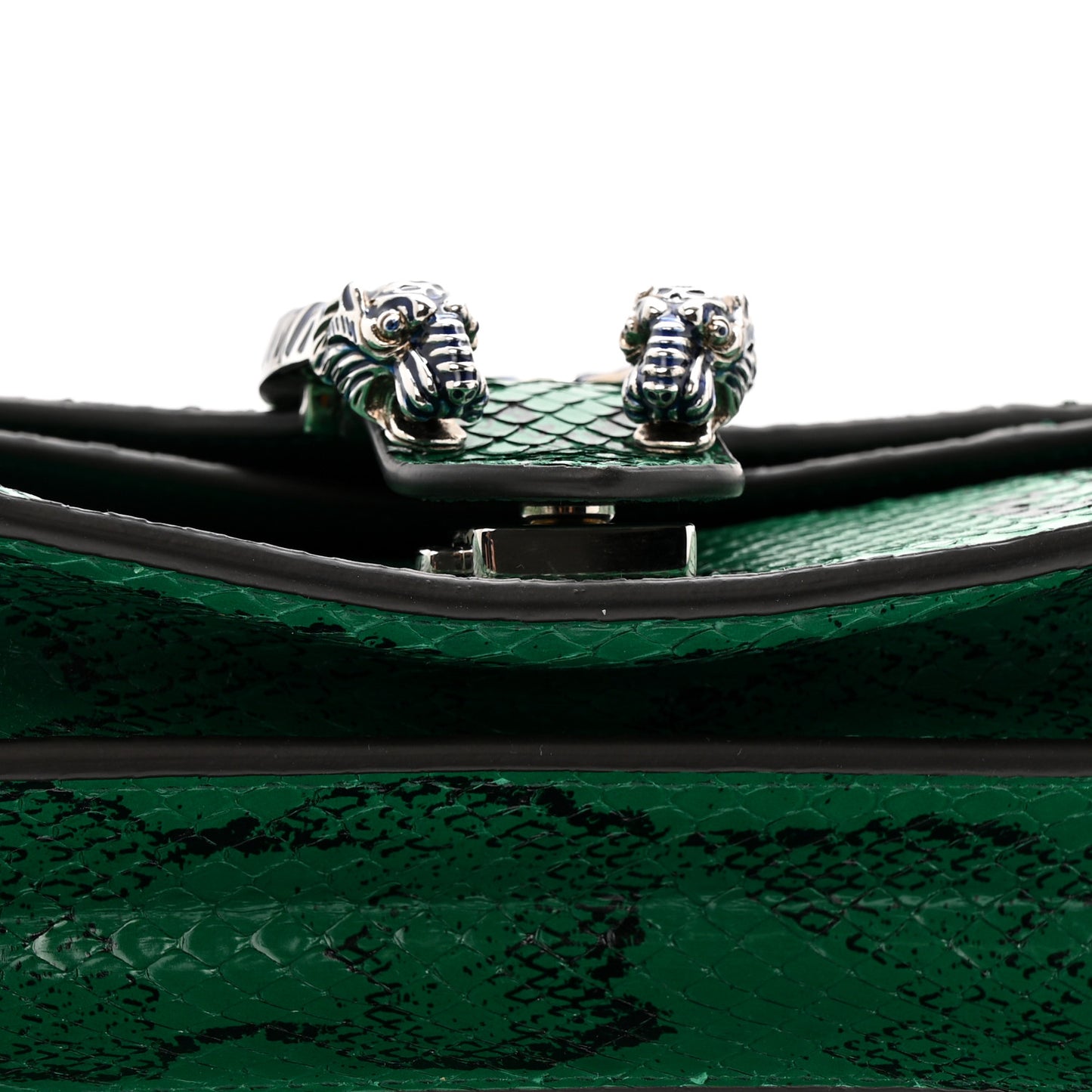 Snakeskin Small Dionysus Shoulder Bag Green