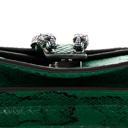Gucci Snakeskin Small Dionysus Shoulder Bag Green 14 of 17