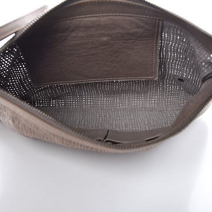 Balenciaga Natte Papier Wristlet Bag Gris Poivre 5 of 7
