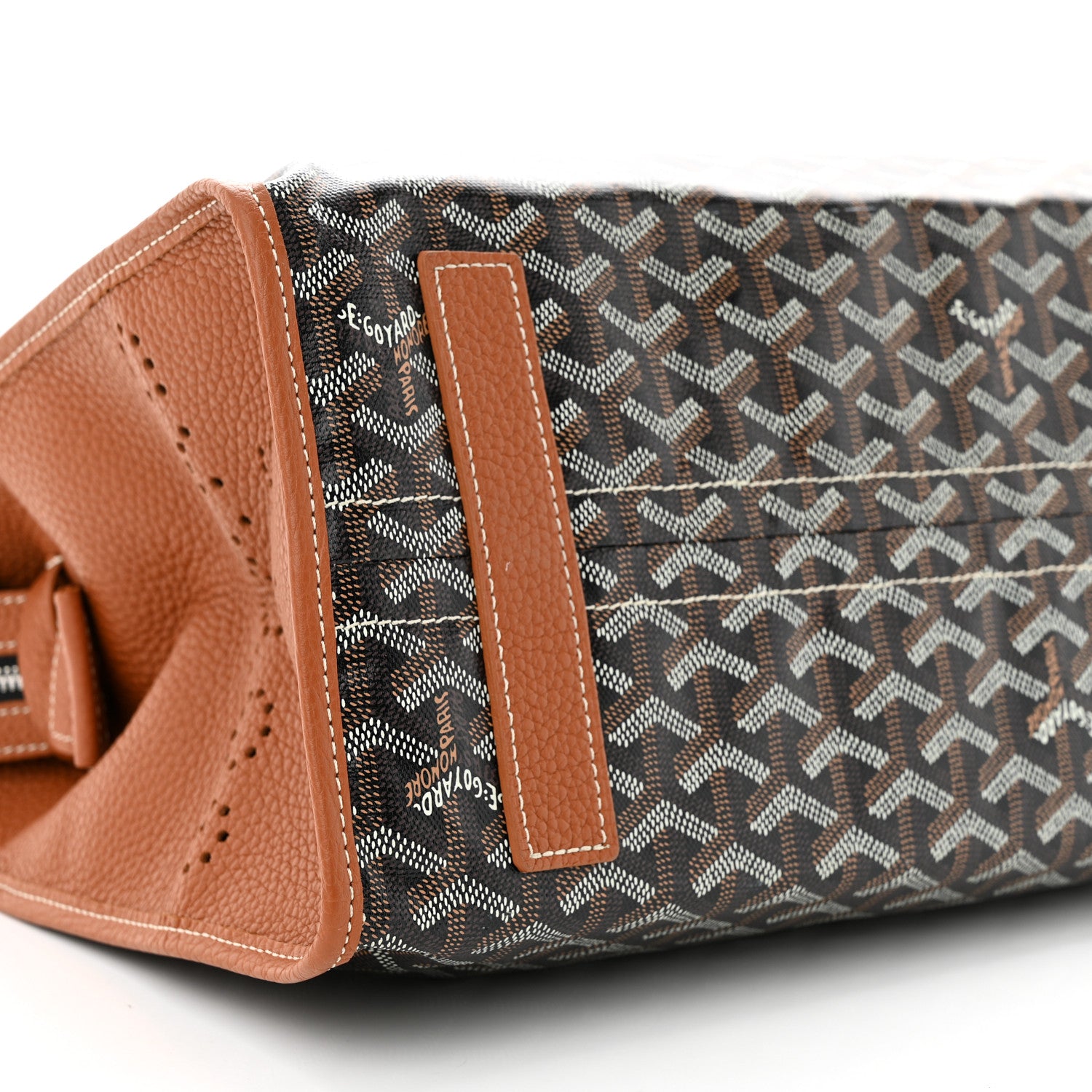 Goyard Goyardine Sac Hardy Pet Carrier PM Black Gold 9 of 12