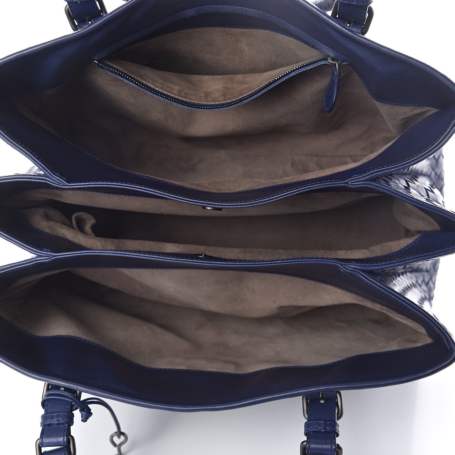 Bottega Veneta Nappa Intrecciato Medium Roma Tote Atlantic 5 of 9