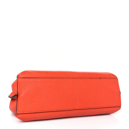Gucci Cellarius Calfskin Small Bamboo Daily Top Handle Bag New Dark Orange 4 of 9