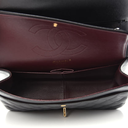 Chanel Caviar Quilted Jumbo Double Flap Black 6 of 12