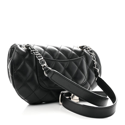 Chanel Calfskin Quilted CC Uniform Flap Belt Bag Black 3 of 11