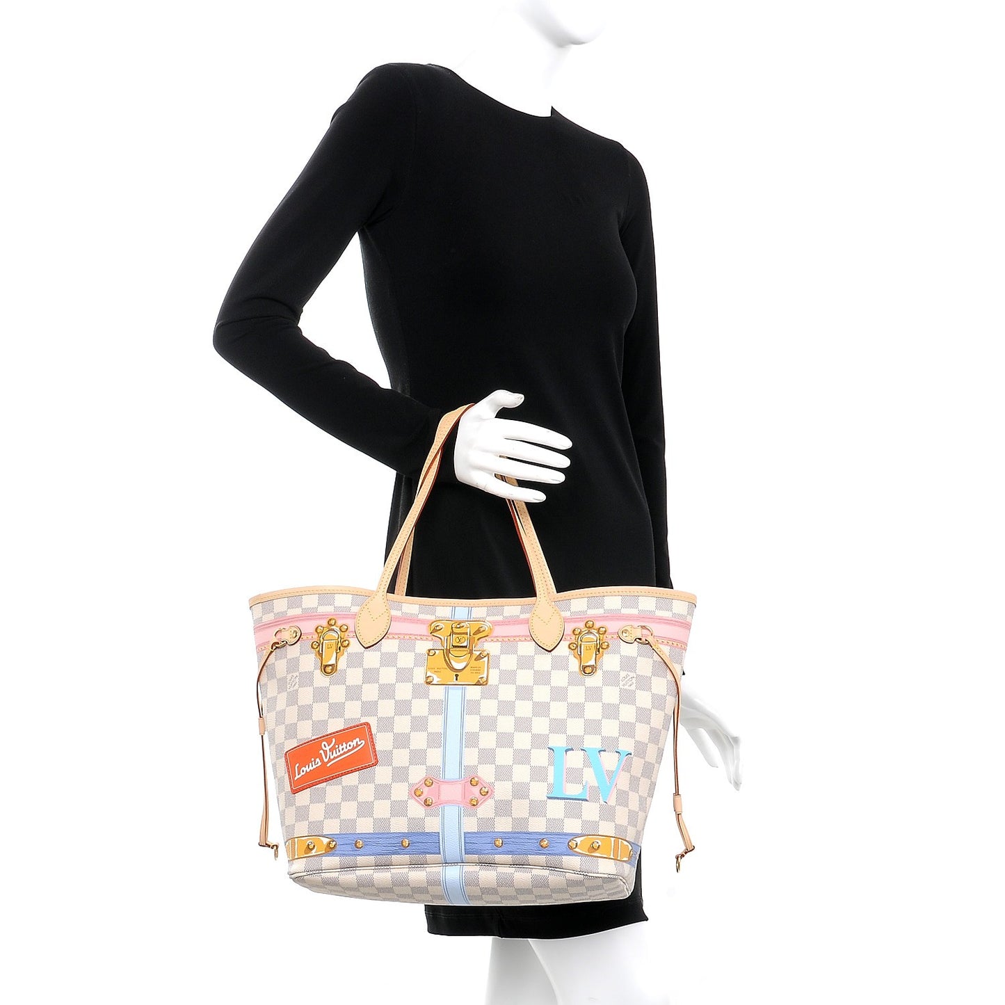 Damier Azur Summer Trunks Neo Neverfull MM