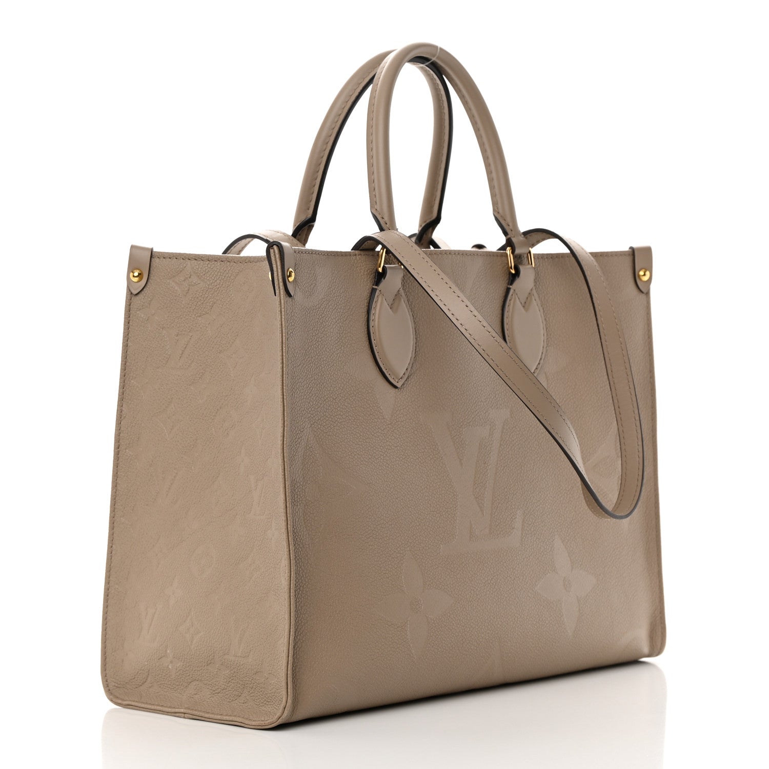Louis Vuitton Empreinte Monogram Giant Onthego MM Tourterelle 2 of 14