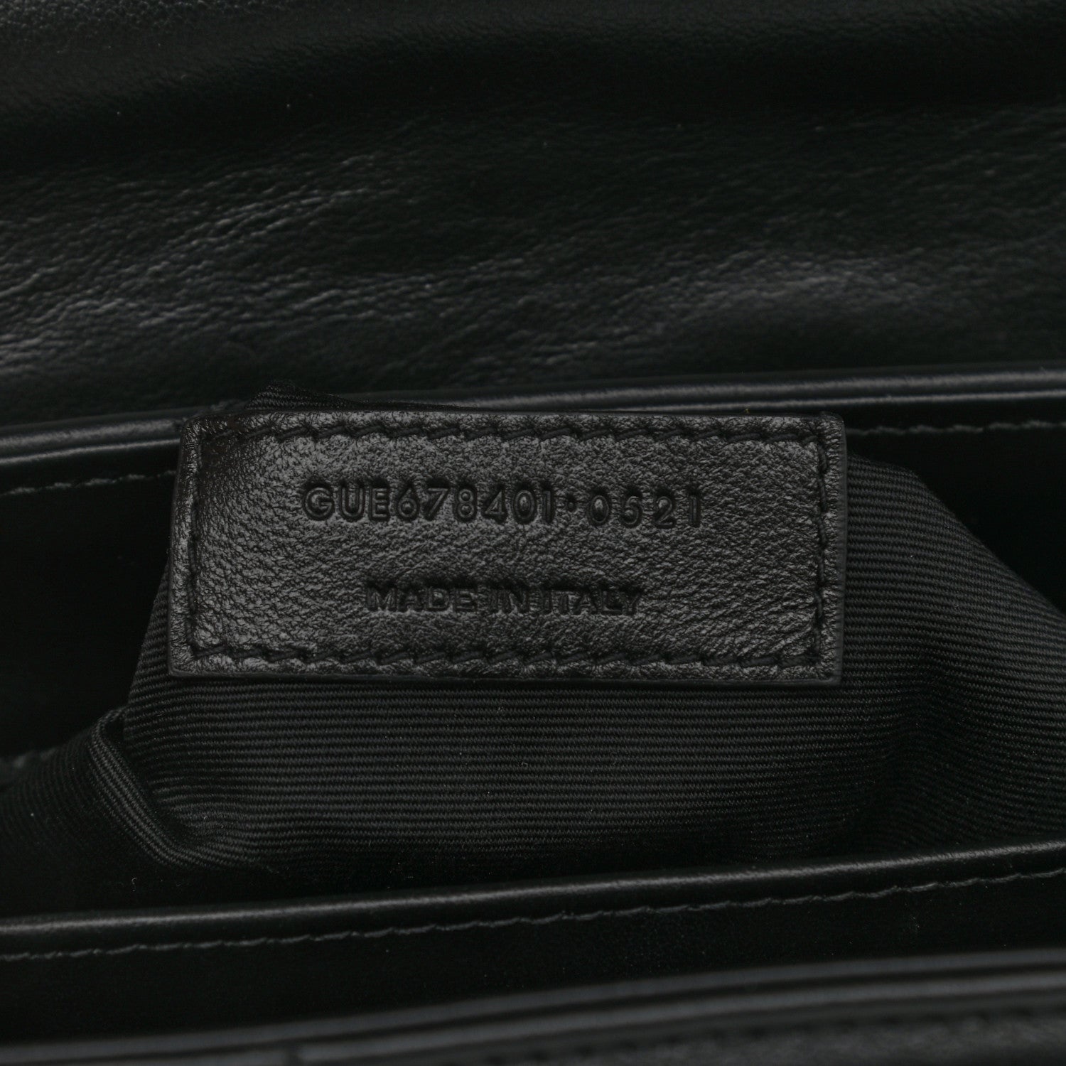 Saint Laurent Calfskin Y Quilted Monogram Toy Loulou Crossbody Bag Black 7 of 12
