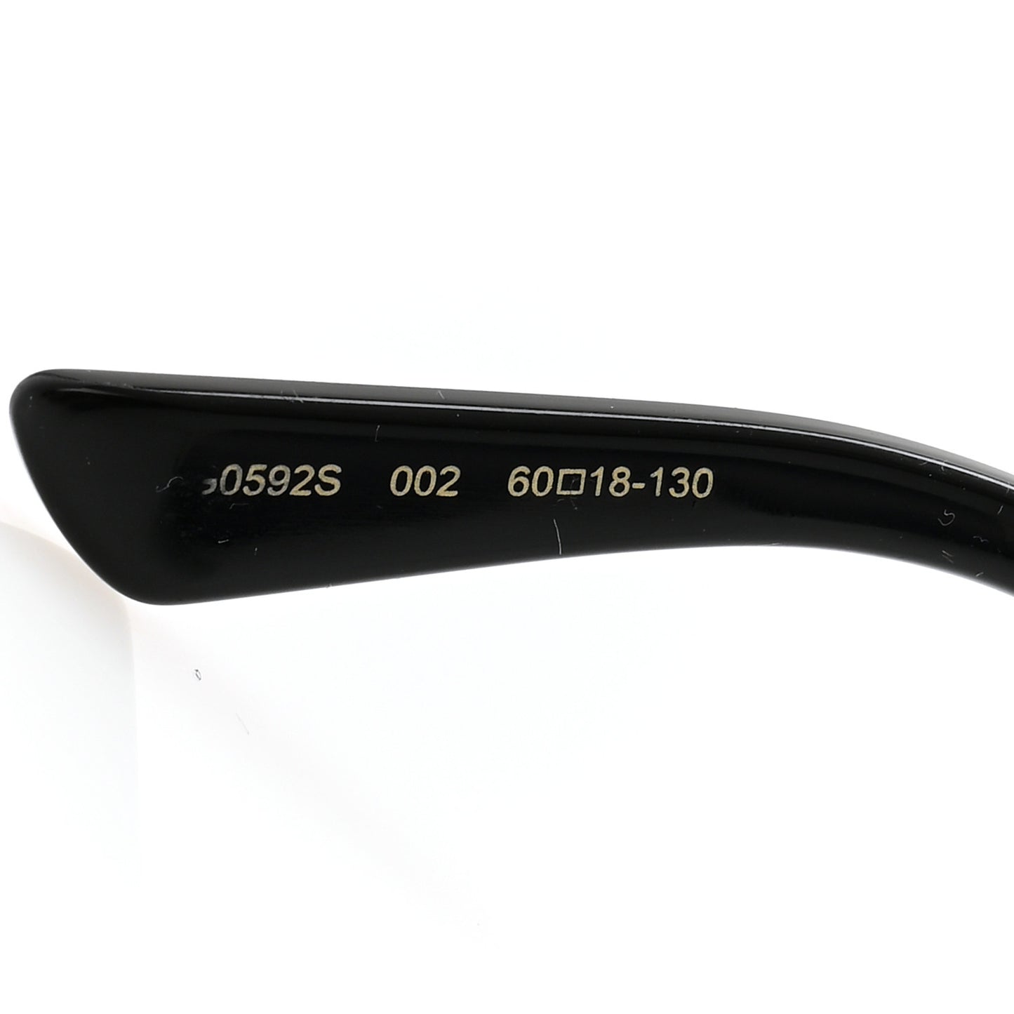 Square Metal Glasses GG0592S Black