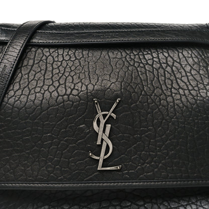 Saint Laurent Grained Lambskin Monogram Large Niki Chain Satchel Black 7 of 9