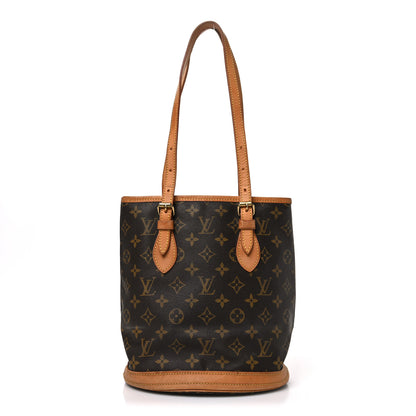 Louis Vuitton Monogram Petit Bucket 23 1 of 12