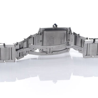 Cartier Stainless Steel 28mm Tank Francaise Automatic Watch 5 of 6