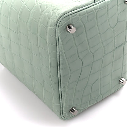 Hermes Matte Alligator Picotin Lock 18 9 of 11