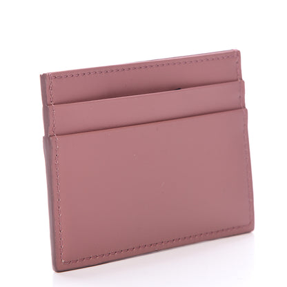 Dolce & Gabbana Vitello Morbido Pearl Logo Card Holder Rosa Polvere 2 of 6