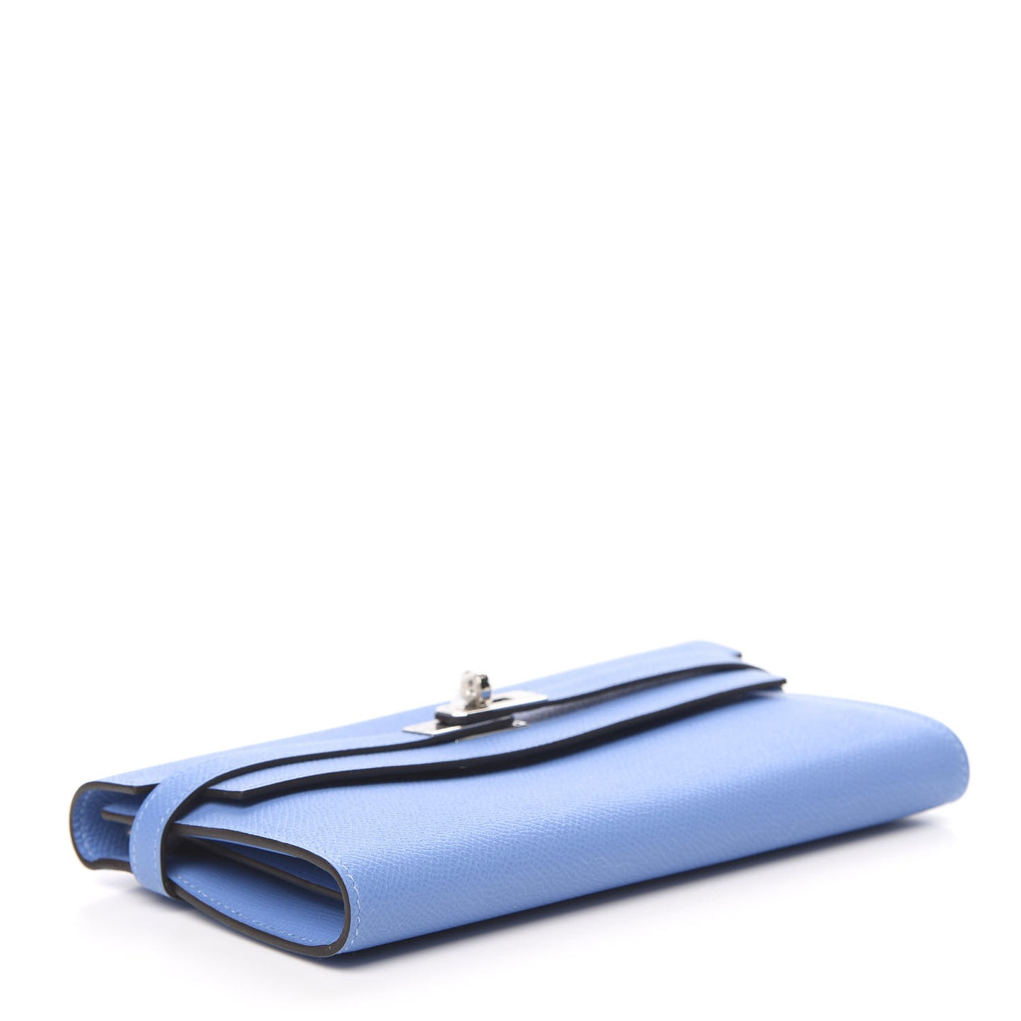 Epsom Kelly Longue Wallet Bleu Paradis