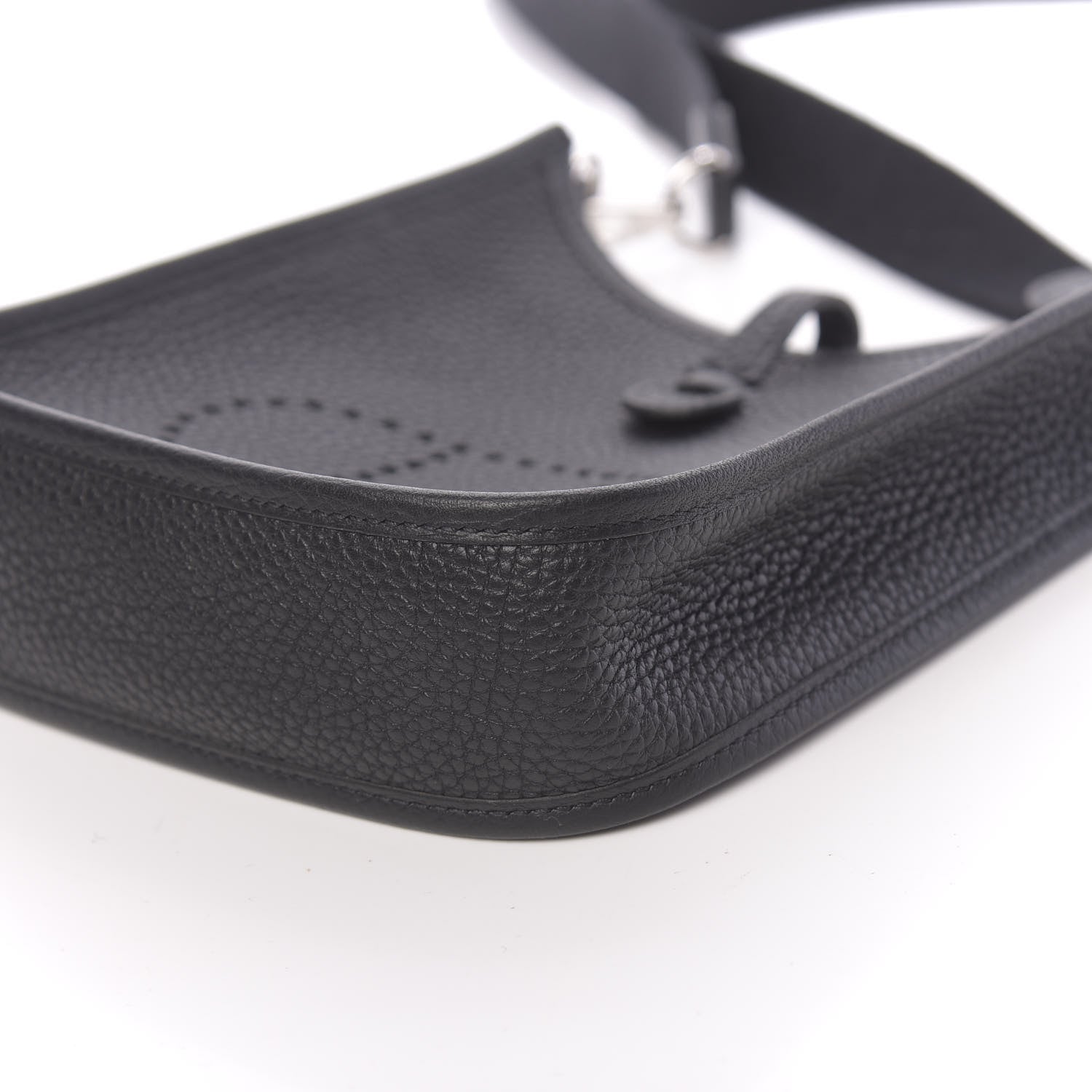 Hermes Taurillon Clemence Evelyne TPM Black 10 of 11