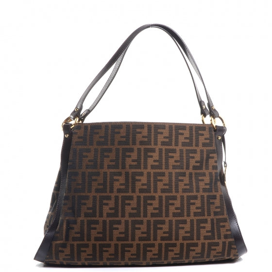 Zucca Vitello Medium Chef Shopping Tote Tobacco Moro