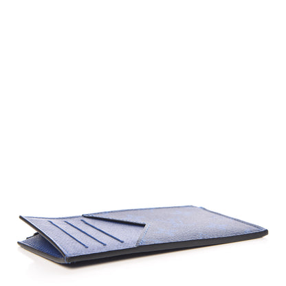 Louis Vuitton Monogram Taiga Coin Card Holder Cobalt 4 of 7