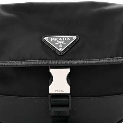 Prada Re-Nylon Saffiano Sling Bag Black 8 of 10